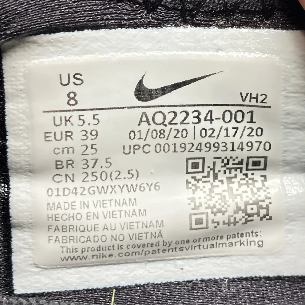 Nike Flex Advance Black White Slip On Sneakers Shoes AQ2234-001 Size US‎ 8